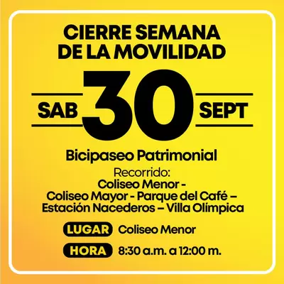 Cierre semana de la Movilidad