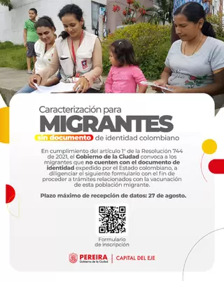 El Gobierno de la Ciudad convoca a los migrantes sin documento de identidad colombiano a caracterizarse para acceder a trámites de vacunación COVID