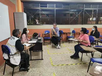 Secretaría de Desarrollo Económico y Competitividad se reunió con ediles de la comuna San Joaquín