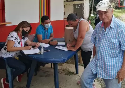 En Combia los proyectos de construcción fueron la preferencia de los votantes