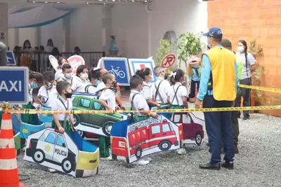 Educación vial continúa llegando a todas las instituciones educativas