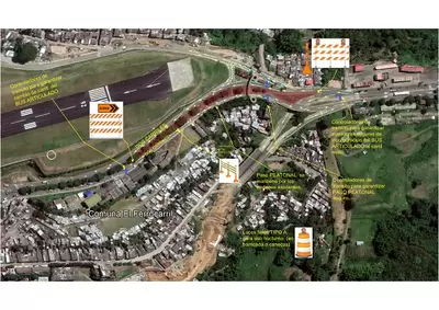 Aeropuerto Matecaña anuncia cierre de carril solo bus, por obras del nuevo intercambiador