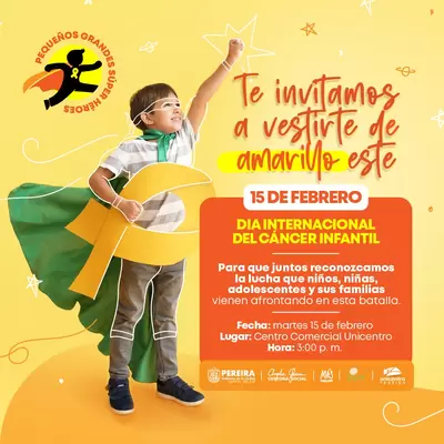 Conversatorio en conmemoración del Día internacional del cáncer infantil, este martes 15 de febrero