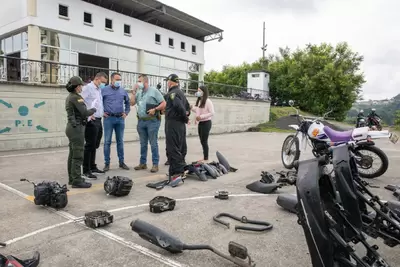 Policía asesta duro golpe a banda dedicada al hurto de motocicletas y vehículos en Pereira