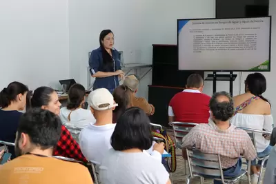 Aguas y aguas de pereira, fue sede del encuentro del nodo regional de cambio climático