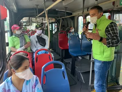 Operativo de control en el sistema de transporte masivo de Pereira