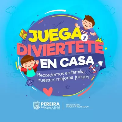 La alegría y la creatividad de los niños se celebra en casa