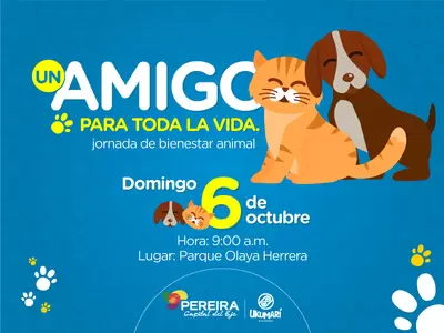 Alcaldía de Pereira invita a la jornada de adopción animal