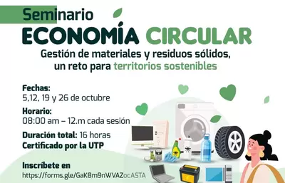 EMPRESA DE ASEO DE PEREIRA PARTICIPA EN SEMINARIO DE  ECONOMÍA CIRCULAR