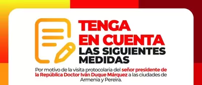 ESTAS SON LAS MEDIDAS RESTRICTIVAS QUE EL GOBIERNO DE LA  CIUDAD ASIGNA ANTE LA VISITA PRESIDENCIAL